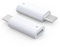 TechMatte USB C Pencil Adapter Designed for Apple Pencil 1st Generation, Only Compatible with iPad 10th Generation,Male USB-C to Female Lightning Pencil Charging Adapter (2 Pack)