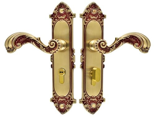 Serratura d'epoca Serratura d'epoca antica Serrature for porte in rame Serrature for porte di sicurezza in legno massello Serrature for porte interne antiche Serrature for maniglie for porte della cam