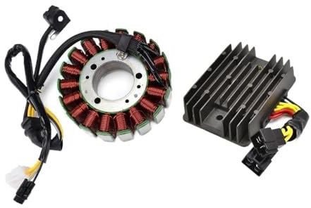 AKOUFALL Motorcycle Regulator Rectifier Generator Stator Coil + Voltage Regulator Rectifier For Triumph For Daytona 675 2006-2007 Voltage Stabilizer