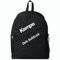 Kempa Sportartikelland Angebote Team Junior Rucksack für Kinder schwarz mit Aufdruck Name