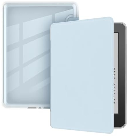 Acrylic Case for Paperwhite 5/6/7th Generation 6 (2012/2013/2015 Release) - FrostedBlue | Ultra Thin Cover with Auto Wake/Sleep, Scratch Protection