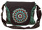 GURU SHOP Schultertasche, Hippie Tasche, Goa Tasche, Umhängetasche, Handtasche - Schwarz/blau, Unisex - Erwachsene, Baumwolle, 22x28x6 cm