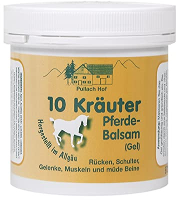 amara-global 3x 250ml Pferdebalsam Gel wärmend 10 Kräuter Wärmegel für Pferde (Männer)