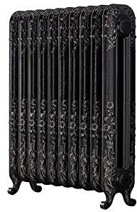 The Daisy 794 Vertical Cast Iron Radiator 10S Silver Highlight 794 x 684