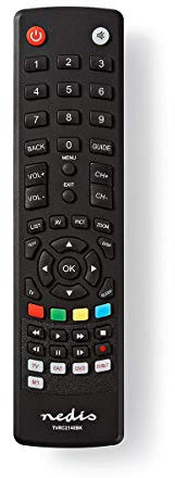 NEDIS Telecomando universale | Preprogrammato | Tasti di memoria/TV Guide | Infrarossi | Nero 4 dispositivi