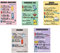 udc Lot de 5 Magnets Recettes - Anti-calcaire, nettoyant Sol,Liquide Vaisselle, Poudre Lave Vaisselle, lessive