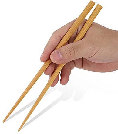 1 Paire Baguette Chinoise, 23cm Baguettes Japonaises en Bois Réutilisables Baguette Sushi de pour la Cuisine Maison Hôtel Restaurant L'école Voyages Camping