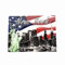 Kühlschrankmagnet, Motiv: USA, New York, 3D-Amerika-Flagge, Souvenir, Geschenk, handgefertigt, Heim- und Küchendekoration