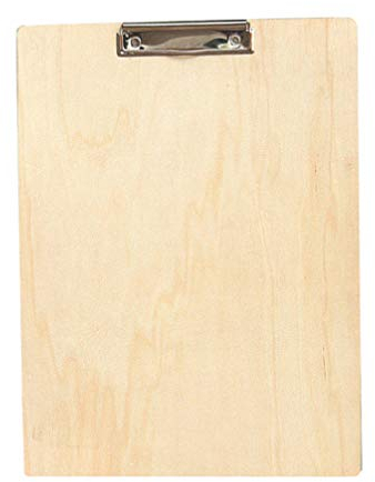 ULTECHNOVO Wooden Sketch Board Student Painting Board Drawing Sketching Board with Clip Art Boards for Drawing and Painting Indoor Outdoor - 8K 30cmx40cm