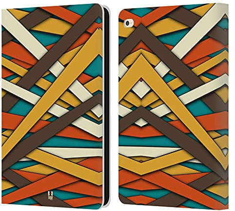 Head Case Designs Retro Momificado Carcasa de Cuero Tipo Libro Compatible con Apple iPad Air 2 (2014)