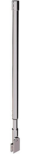 Barra stabilizzatrice/ringhiera per pareti e tetti doccia in vetro e stabilizzatore walk in. Spessore del vetro fino a 10 mm - varie dimensioni (barra di stabilizzazione del soffitto 21M)