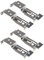 Create idea 4pcs License Plate Brackets Frame Number Plate Clips Spring Holder Truck Car Trailer Loaded Bracket Easy Install Durable Stainless Steel Construction