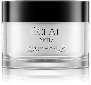 ÉCLAT 117 Body Cream - stark pflegende, dezent parfümierte Körpercreme - mit D-Panthenol und Shea Butter für eine weiche und seidige Haut - Pflege für den Körper Bodylotion 200 ml