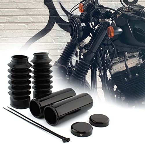 FINMOKAL FÜR HARLEY-DAVIDSON SCHWARZ GABEL COVER KIT FÜR XL1200X 48 2016-2021 2022
