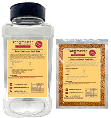 Gluten Free Pepper Steak - Coater/Rub - 600g - Shaker Jar