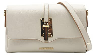 Love Moschino Damen Jc4313pp0gkw0103 Schultertasche, Ecru