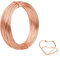 LUTER Metal Craft Wire, 98.4ft/ 30m 18 Gauge 1mm Aluminum Wire Flexible Bendable Crafting Wire for Gardening Sculpting Jewelry Making DIY Crafts (Copper)
