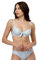LOVABLE Soutien-Gorge Armatures Printed Knitted Micro Bikini Deux pièces, Imprimé Animal Bleu, 34 / C Femme