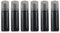 Schäumende Spenderflasche aus Kunststoff, leer, nachfüllbar, schäumender Seifenspender, Pumpe, für Reisen, Shampoo, Kosmetik und mehr, 50 ml, Schwarz, 6 Stück
