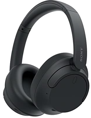 Sony WH-CH720N Kopfhörer mit Geräuschunterdrückung, kabellos, Bluetooth, Over-Ear-Headset mit Mikrofon, Schwarz