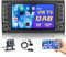 Hikity 1G 32G DAB Android13 Radio Coche 2 Din para VW T5 Touareg 2004-2011 Transporter Ts Multivan 2004-2009, Radio de Coche de 7'' 2 Din Autoradio con GPS Bluetooth WIFI FM USB RDS Mirror Link Cámara