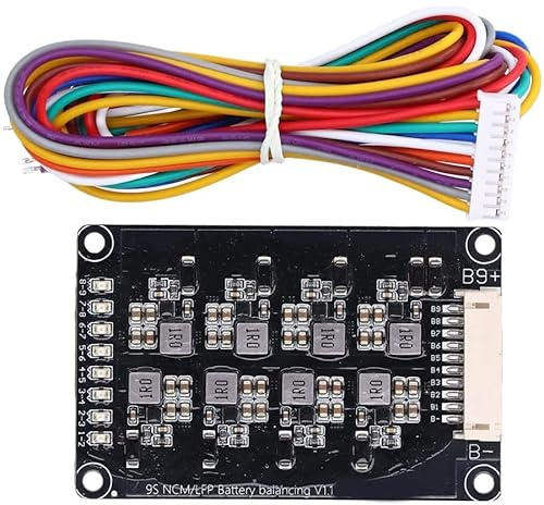 TECNOULAB 1 pc 9S 1.2A Li-Ion Lifepo4 Lithium Battery Active Balancer Inductive Equalizer BMS