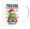 MoonWorks® Grinch Tasse Anti Weihnachten Spruch Ironie Sarkasmus lustige Weihnachtsbecher Geschenke für Weihnachtsmuffel Spruch 2 weiß standard