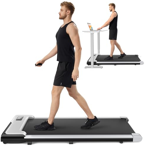 LONTEK Laufband für Zuhause klappbar 12km/h, Laufband mit Steigung für Zuhause mit Bürstenlosem Motor, Walking Pad mit Steigung max. Belastung 136 kg.