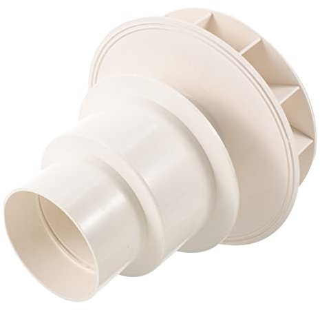 Hoement Rainwater Strainer Downspout Drain Connector PVC Floor Drain for Roof Mount Low Maintenance