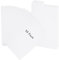 YAYODS 50 Pack Comic Book Dividers with Tabs, 11.02x7.09 Inch White Plastic Book Dividers Library Shelf Dividers for Comic Book Storage Boxes