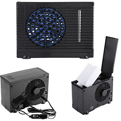 Mini Ventilador de Refrigeración por Agua Evaporativo, Enfriador de Aire Portátil para Coche, Camión, Hogar, 12V
