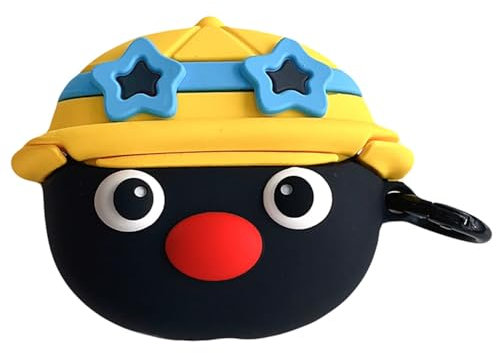 PIQIUZC Bonita funda para Samsung Galaxy Buds 3/Buds 3 Pro, diseño creativo de dibujos animados, funda protectora de silicona para auriculares para niños y niñas