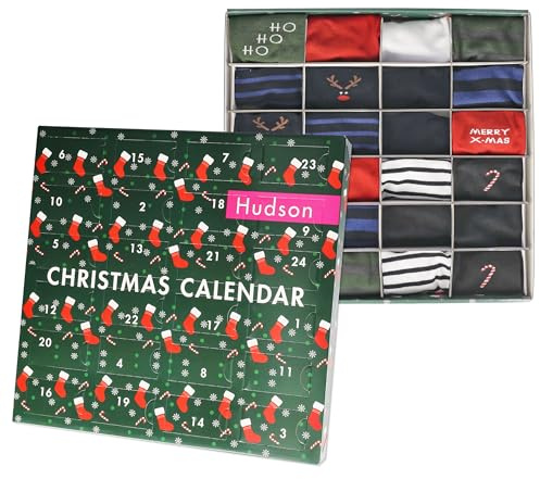 Hudson Herren Socken Christmas Calendar Adventskalender Sortiment 9990 43-46