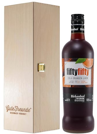 Birkenhof FiftyFifty Cola-Orangen-Likör mit Geschenk-HK