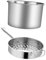 PEPLAYTAL 1 Set Professionale Acciaio Inossidabile con Ergonomico Scolapasta Versatile per Noodles Frutta e Utensile per Induzione e Uso