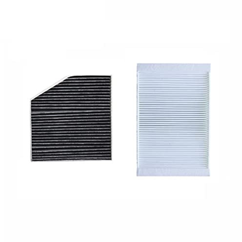 XYWOPO Innenraumfilter, for Mercedes-Benz, C-KLASSE W205 A205 C205 S205 2013-2019 Modell Eingebauter externer Klimaanlagenfiltersatz Innenraumluftfilter(A)