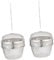 2Pcs Stainless Steel Tea Infuser Balls Jewelry Cleaner Basket Multi Function Strainer for Tea Ultrasonic Cleaning High Temperature Resistant Design