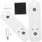 NUOBESTY 2 Sets Doorbell Mount Bracket for Blink Video Doorbell Durable Theft Plastic Backplate Holder Easy Installation Sleek Design Reliable Performance White