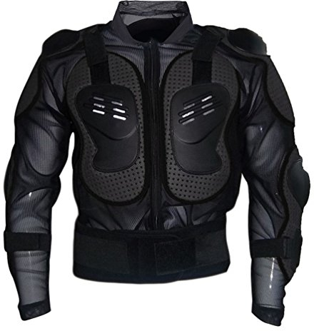 Dexinx Motorrad Rüstung Jacke Motocross Mountain Radfahren Skating Snowboard Body Protector Schwarz M