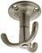 Junker 3-fach Drehhaken Edelstahloptik matt 53 x 50 x 40 mm Unterbauhaken Handtuchhaken Design
