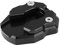 Seitenständer Pad, Motorrad Seitenständer Verbreiterung Ständer Motorrad Anti-Rutsch Seitenständer Vergrößerungs Erweiterungs Auflageplatte für Nmax155 Xmax 300(Black)