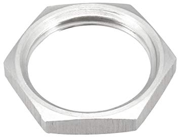 sourcing map Montaje Tuberías Hexagonal Contratuerca Acero Inoxidable SU304 Hembra Roscado G1 / 2 - 1 pieza