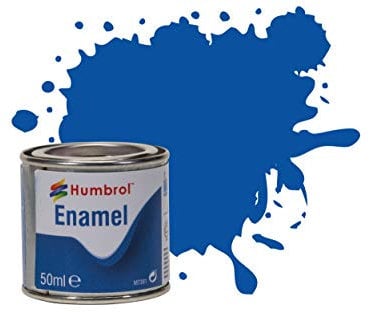 Humbrol AQ0014 Enamel Tinlet No 14 French Blue - Gloss