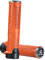 Bike Griffe, 1 Pair Lock-auf Fahrrad Griffe Griff Bar End Fahrrad Griff Bar Rubber End Griffe für MTB, BMX, Mountainbike, Faltrad, Orange