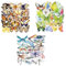 Scrapbooking Stickers 120 Stück, Vintage Schmetterling Libelle Aufkleber für Scrapbook Fotoalbum Bullet Journal Sammelalbum Basteln