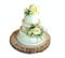 Personalised Cake Stand Log Slice for Wedding Birthday Christening Baby Shower Christmas Large Rustic Wooden Table Centrepiece 3 Sizes Available