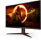 AOC Gaming 27G2SPAE - Monitor FHD da 27 pollici, 165 Hz, 1 ms MPRT, FreeSync, G-Sync Compatible, altoparlante (1920 x 1080, VGA, HDMI, DisplayPort) Nero/Rosso