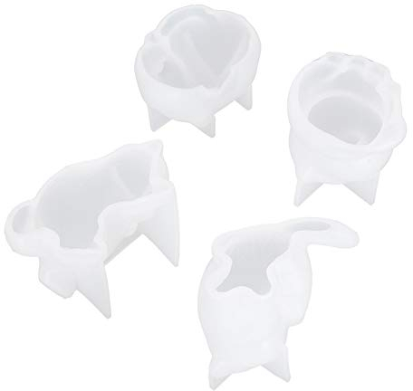 4-teilige Katzenform, Silikonform, Handgefertigt, Tierform, Basteln, Ornamente, 3D-Kätzchen, Silikonform, Niedliche Katze, Gießformen, Schmuckguss, Zubehör, Gießformen
