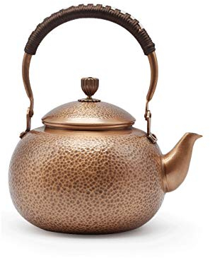 Copper Pot Kettle Teapot Pure Copper Handmade Copper Thickening Health Pot Vintage Retro Tea Gift Tea Set