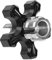 Dioche Câble de Réglage D'embrayage, Guidon de Moto Ajusteur Universel de Câble D'embrayage en Alliage D'aluminium Cnc Modification de Moto(noir)